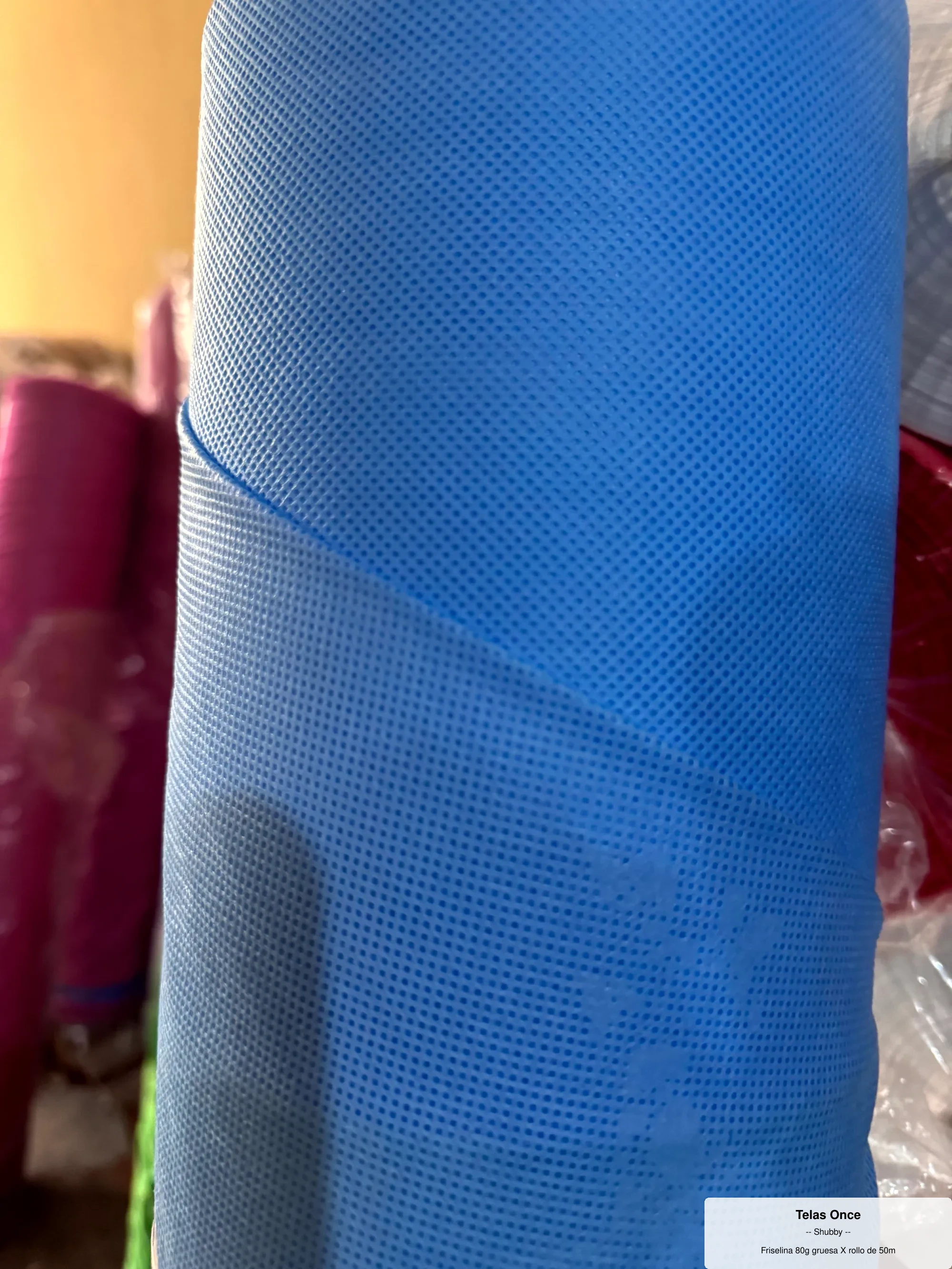 Friselina 80g gruesa X rollo de 50m