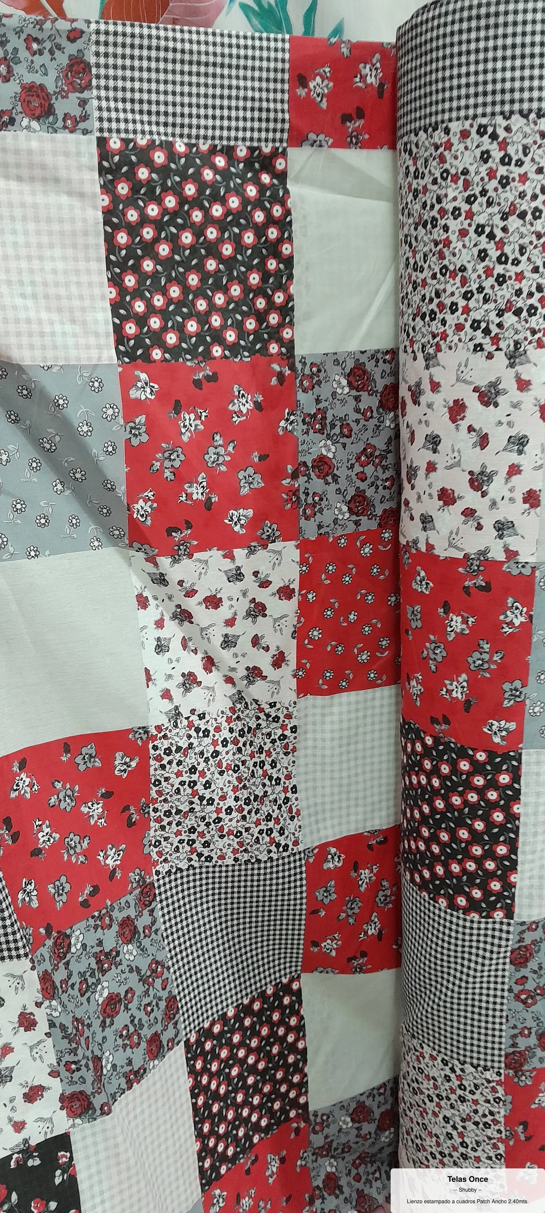 Lienzo estampado a cuadros Patch Ancho 2.40mts.