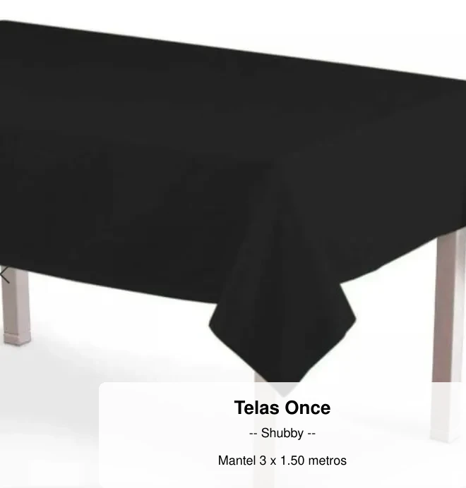Mantel 3 x 1.50 metros 